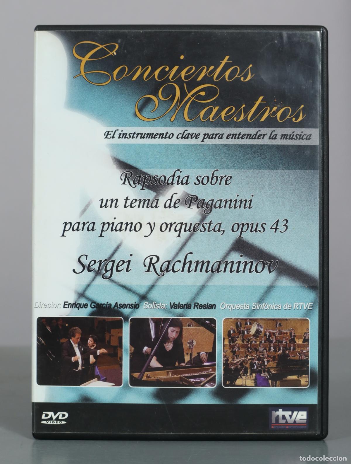 V&iacute;deos y DVD musicales: DVD. Conciertos Maestros - Rapsodia sobre un tema de Paganini para piano y orquesta, opus 43 -