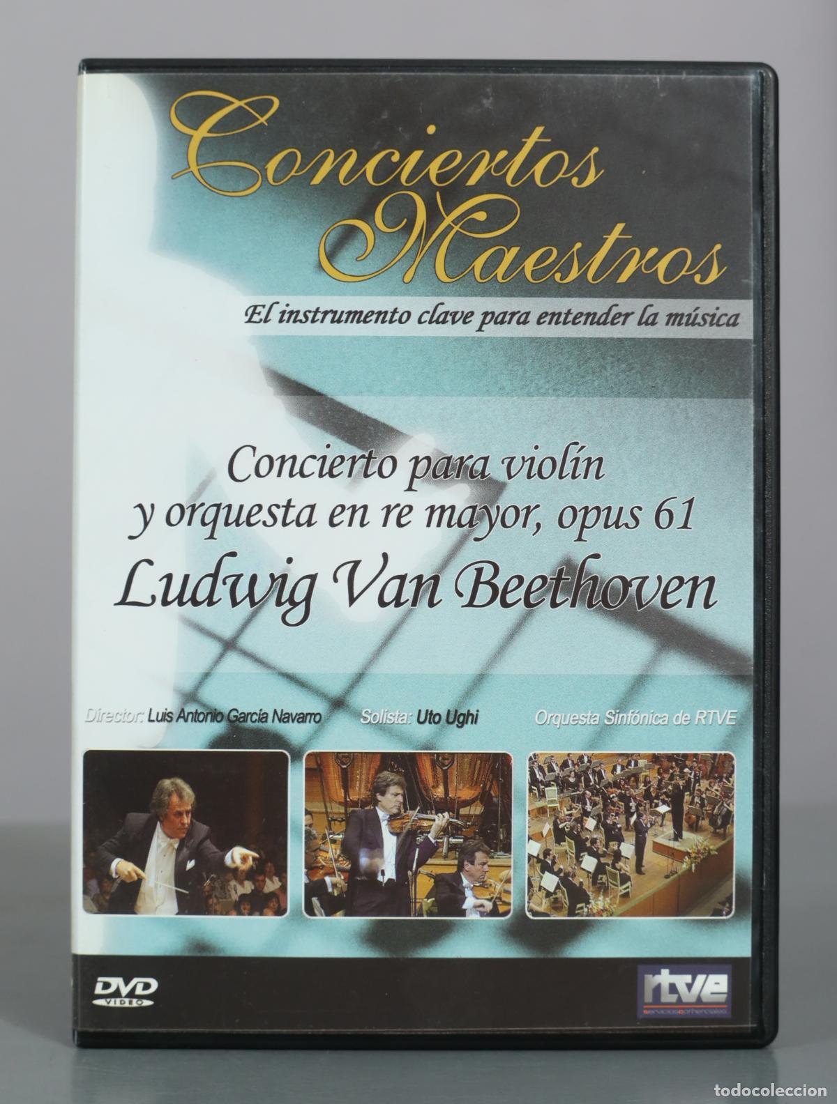 V&iacute;deos y DVD musicales: DVD. Conciertos Maestros - Concierto para violin y orquesta en re mayor, opus 61 - Ludwig Van