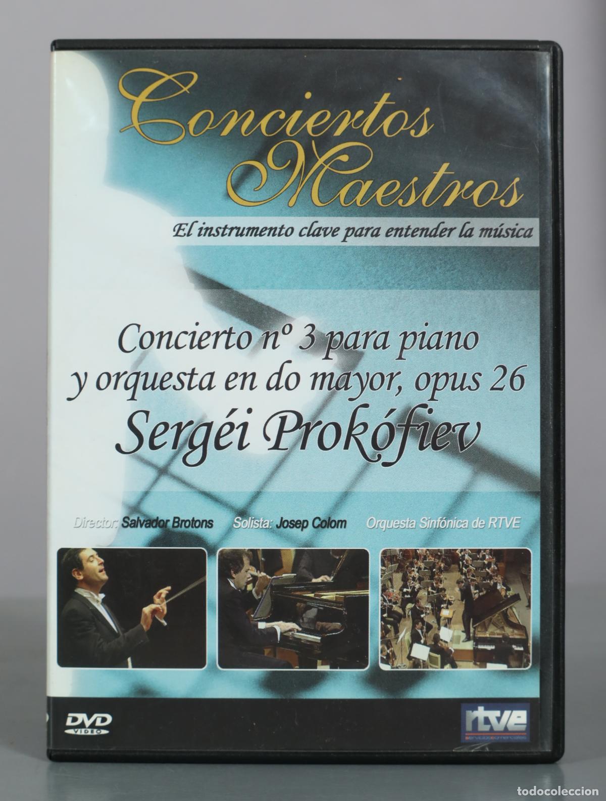 V&iacute;deos y DVD musicales: DVD. Conciertos Maestros - Concierto n 3 para piano y orquesta en do mayor, opus 26 - Serg&eacute;i