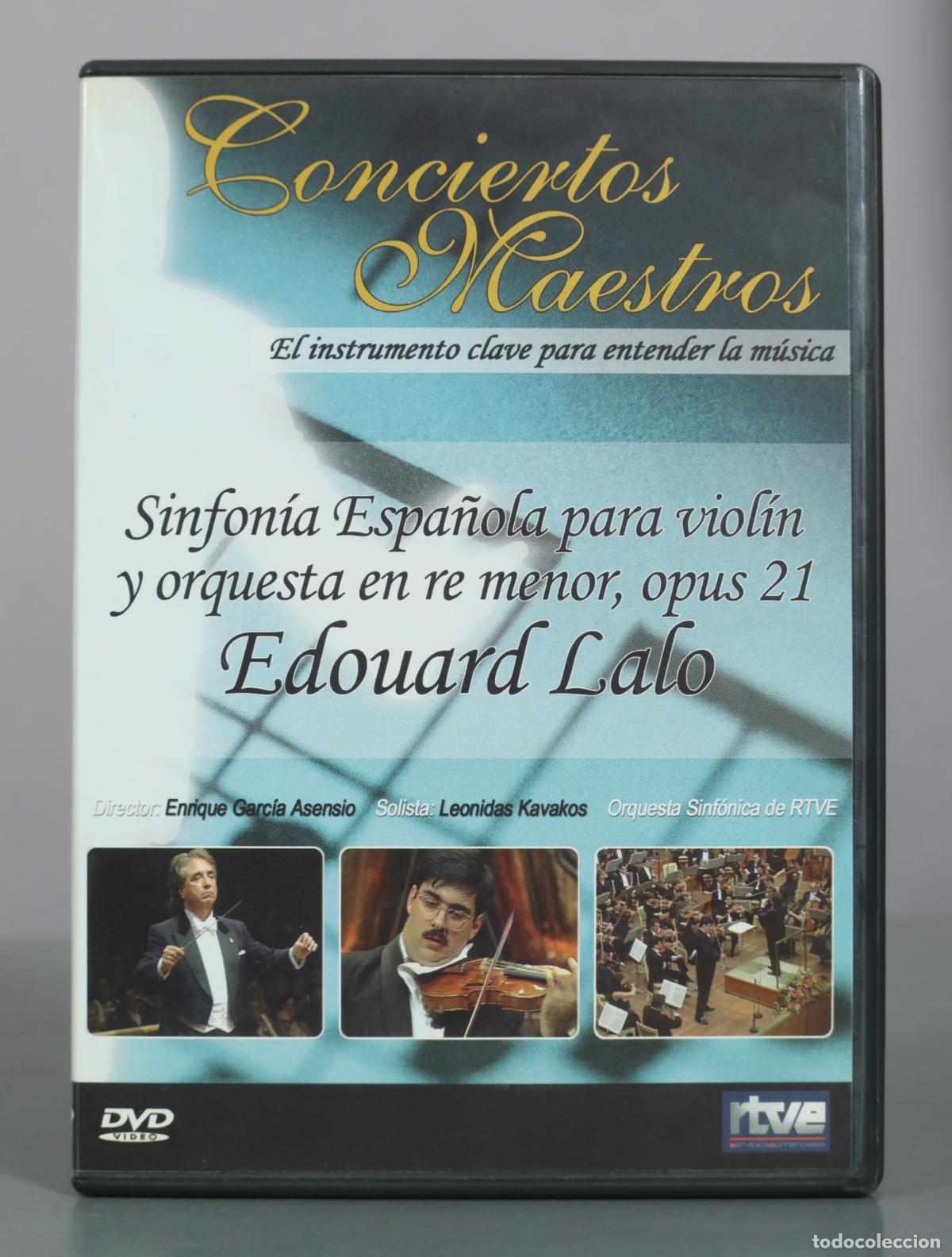 V&iacute;deos y DVD musicales: DVD. Conciertos Maestros - Sinfonia Espanola para violin y orquesta en re menor, opus 21 - Edouard