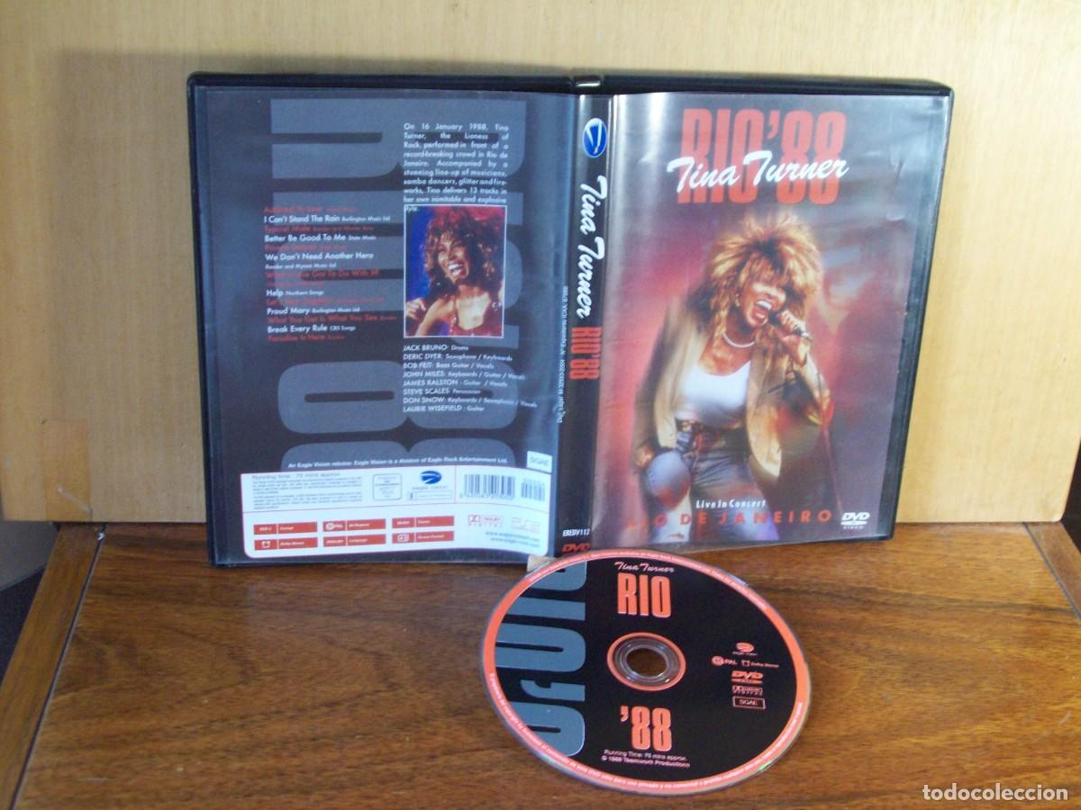 Music Videos and DVDs: TINA TURNER - RIO'88 - LIVE IN CONCERT RIO DE JANEIRO - DVD VIDEO MUSICAL