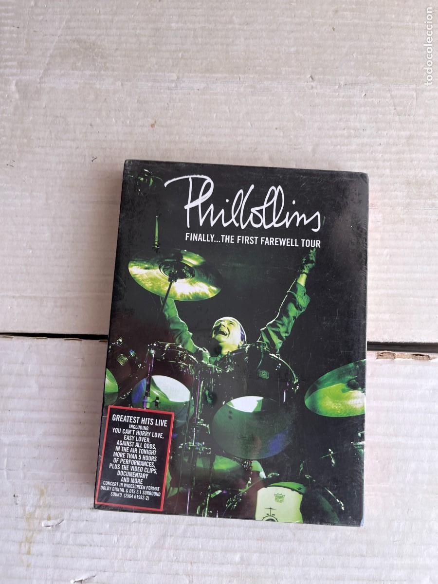 V&iacute;deos y DVD musicales: PHIL COLLINS FINALLY THE FIRST FAREWELL TOUR NUEVO PRECINTADO - DVD MUSICAL KREATEN