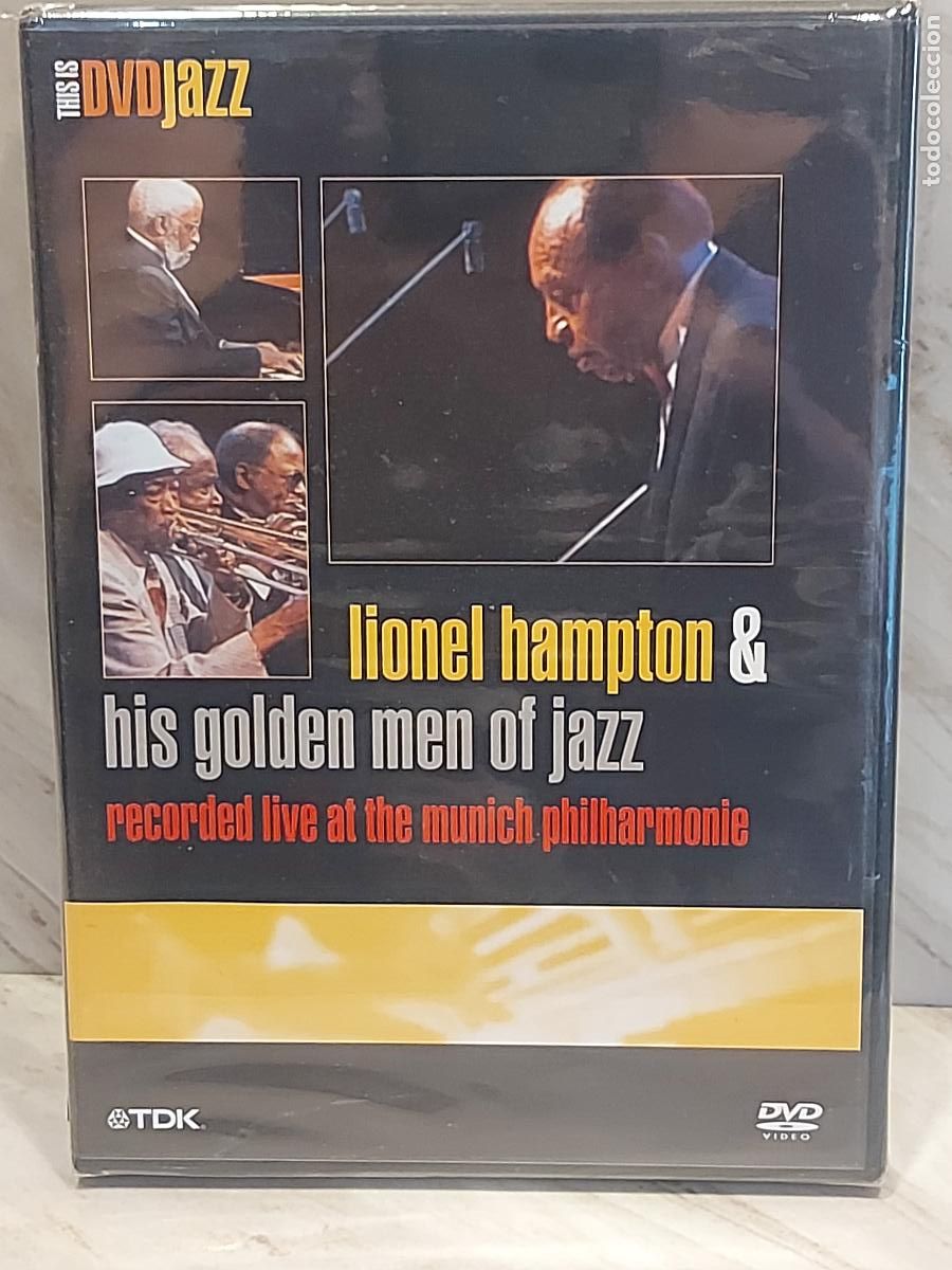 V&iacute;deos y DVD musicales: LIONEL HAMPTON & HIS GOLDEN MEN OF JAZZ | LIVE MUNICH 1993 | DVD TDK | PRECINTADO