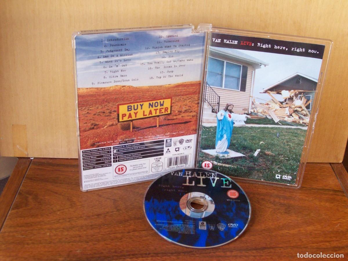 V&iacute;deos y DVD musicales: VAN HALEN - LIVE RIGHT HERE , RIGHT NOW - DVD EN FUNDA DE CRISTAL/PLASTICO