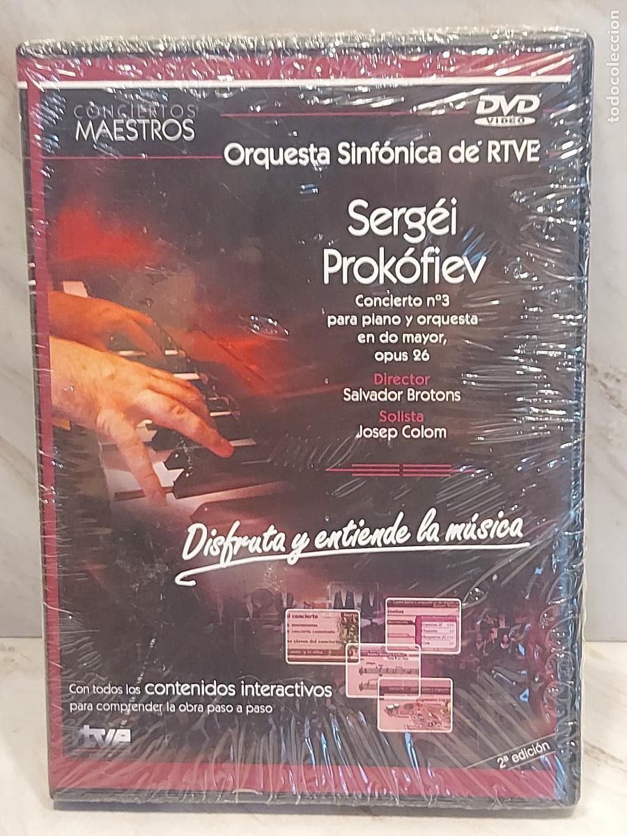 V&iacute;deos y DVD musicales: SERG&Eacute;I PROK&Oacute;FIEV | CONCIERTO N.&ordm; 3 PARA PIANO | JOSEP COLOM | RTVE | DVD PRECINTADO