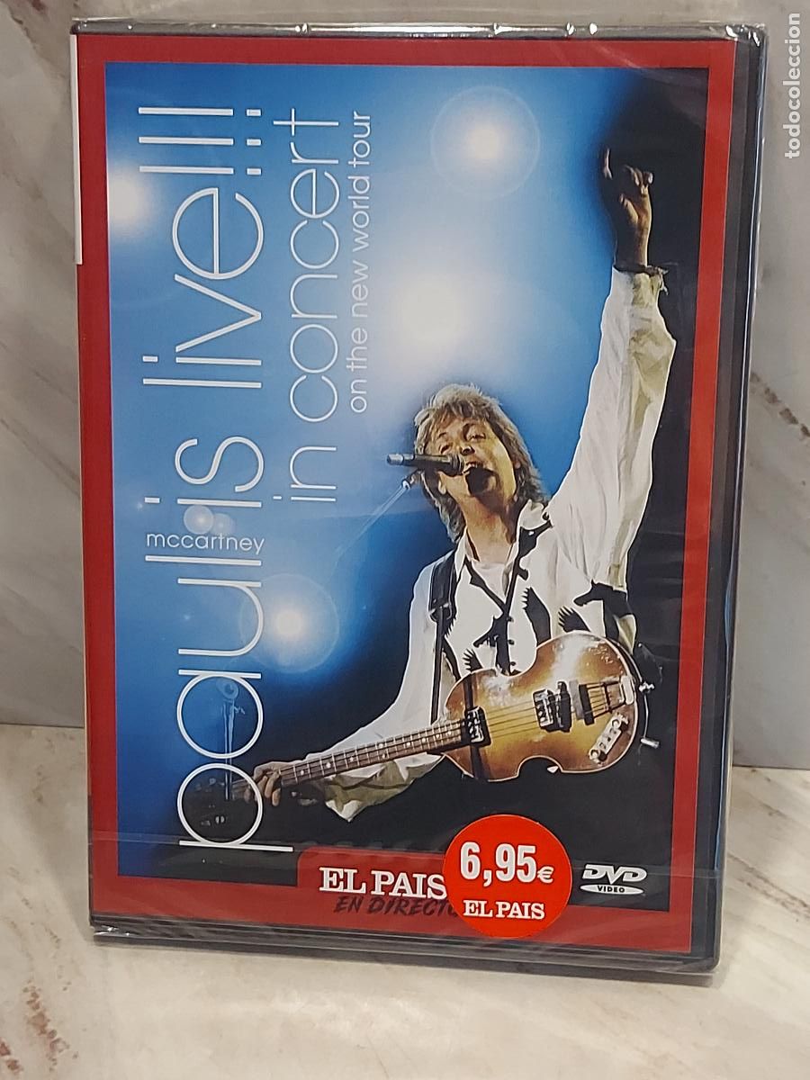 V&iacute;deos y DVD musicales: PAUL McCARTNEY | PAUL IS LIVE IN CONCERT | THE NEW WORLD TOUR | DVD PRECINTADO