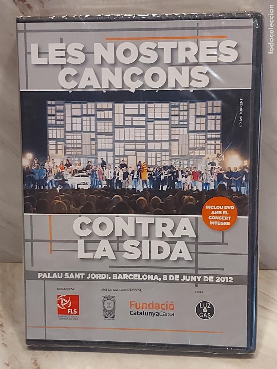 V&iacute;deos y DVD musicales: LES NOSTRES CAN&Ccedil;ONS CONTRA LA SIDA | PALAU SANT JORDI 2012 | 2 CD + DVD | PRECINTADO