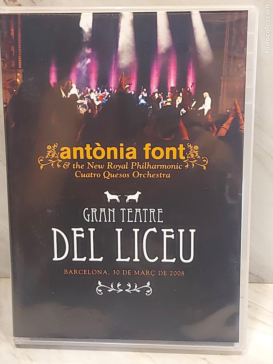 V&iacute;deos y DVD musicales: ANT&Ograve;NIA FONT | GRAN TEATRE DEL LICEU 2008 | THE NEW ROYAL PHILHARMONIC | DVD