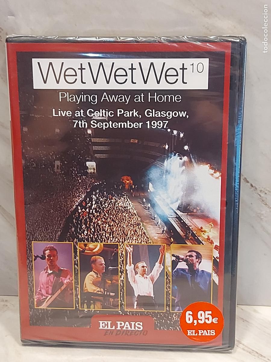 V&iacute;deos y DVD musicales: WET WET WET | PLAYING AWAY AT HOME | LIVE CELTIC PARK 1997 | EL PA&Iacute;S | DVD PRECINTADO