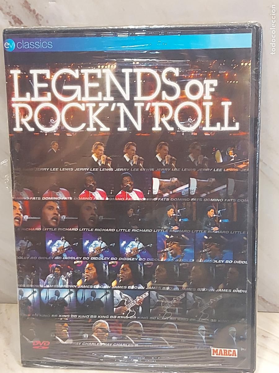 V&iacute;deos y DVD musicales: LEGENDS OF ROCK'N'ROLL | JAMES BROWN &middot; RAY CHARLES &middot; B.B. KING | DVD PRECINTADO