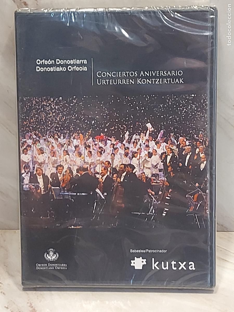 V&iacute;deos y DVD musicales: DONOSTIAKO ORFEOIA | URTEURREN KONTZERTUAK | DOBLE DVD | PRECINTADO A ESTRENAR