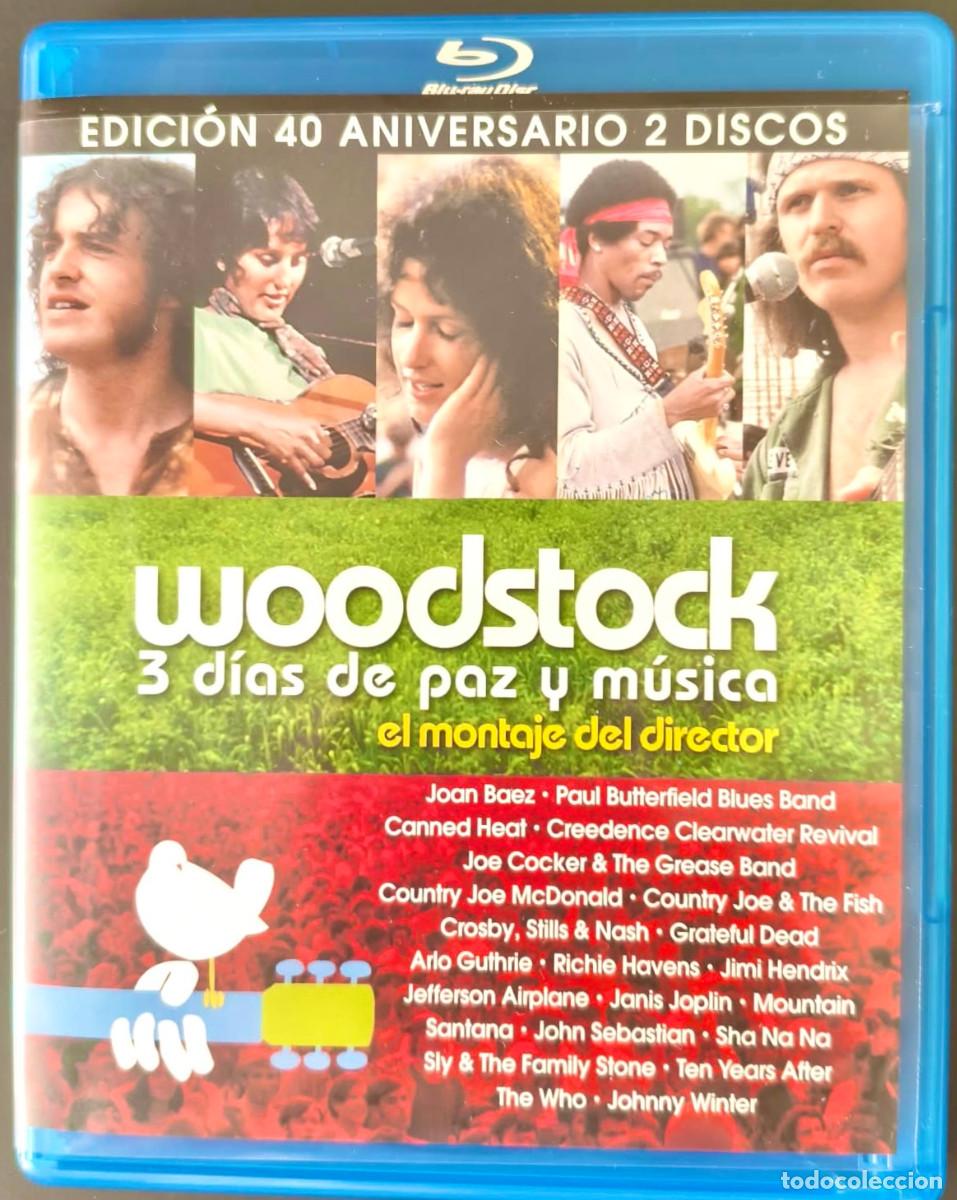 V&iacute;deos y DVD musicales: Doble Blue-Ray - Woodstock Edici&oacute;n 40&ordm; Aniversario - Compra M&iacute;nima 6 &euro;