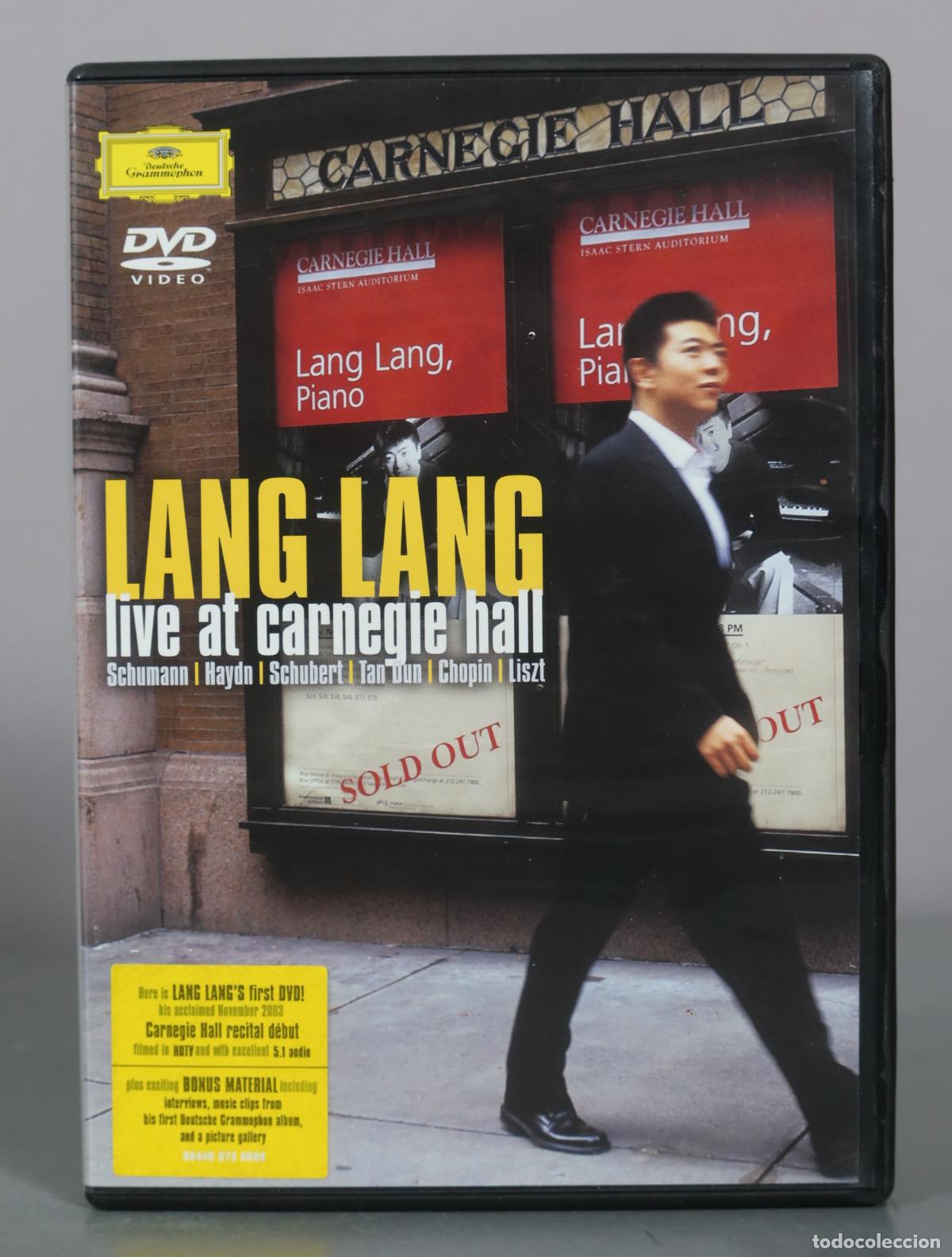 V&iacute;deos y DVD musicales: DVD. Lang Lang - Live at Carnegie Hall - Deutsche Grammophon DEDICADO AUTOGRAFO AUTOR