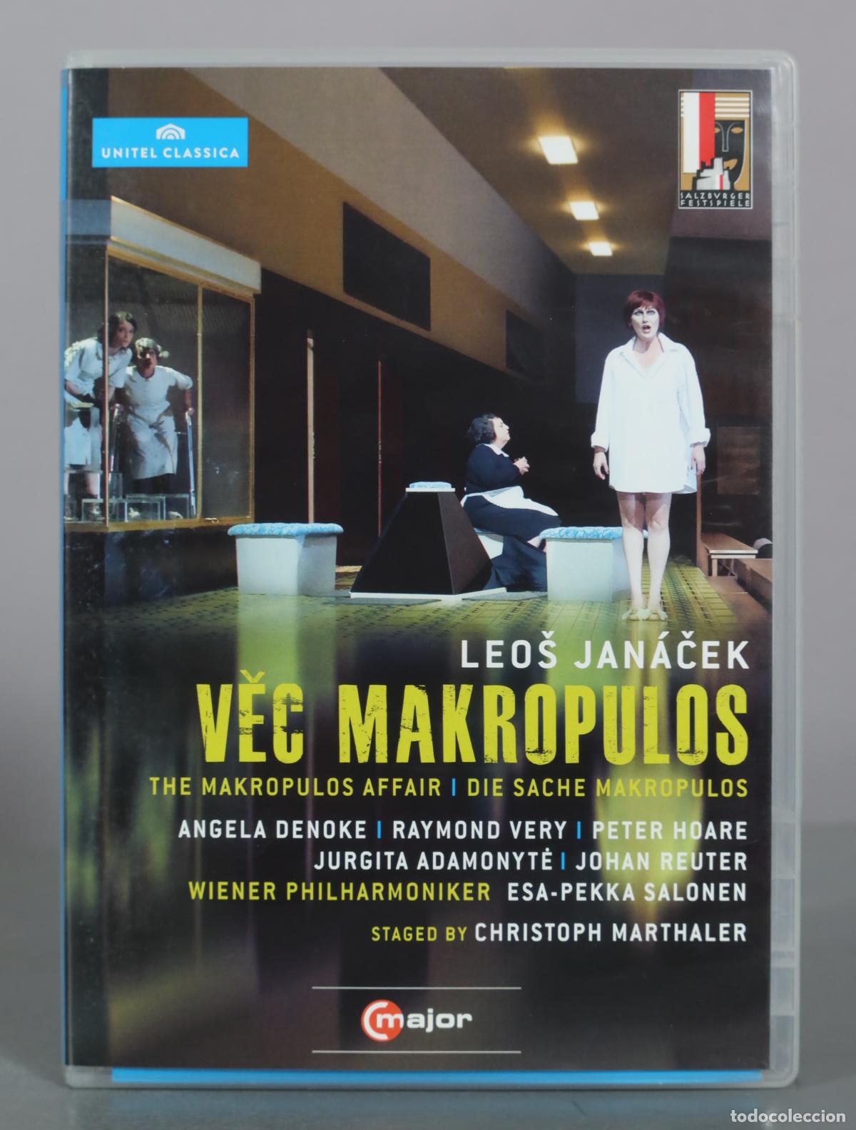 V&iacute;deos y DVD musicales: DVD. Vec Makropulos - Leo&scaron; Jan&aacute;ček - Angela Denoke - Raymond Very - Peter Hoare - Jurgita Adamonytė