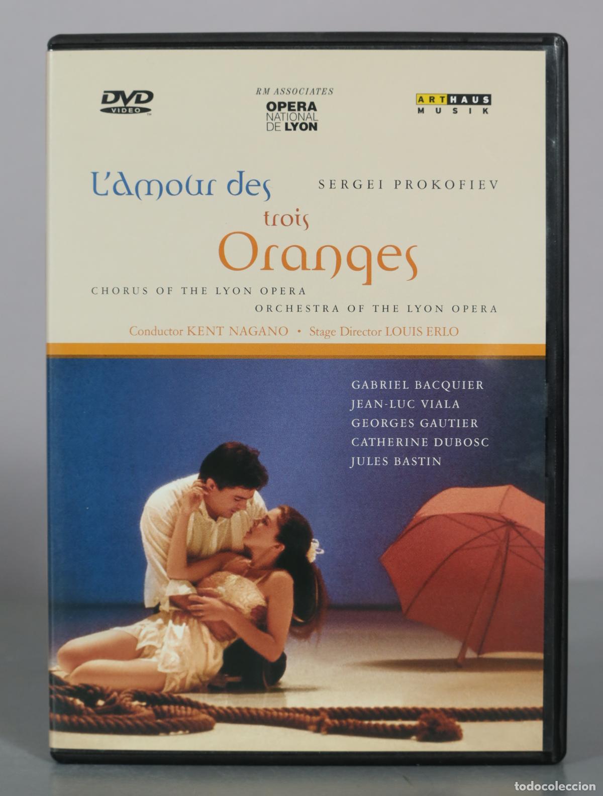 V&iacute;deos e DVD Musicais: DVD. L'Amour des trois oranges - Sergei Prokofiev - Kent Nagano - Louis Erlo