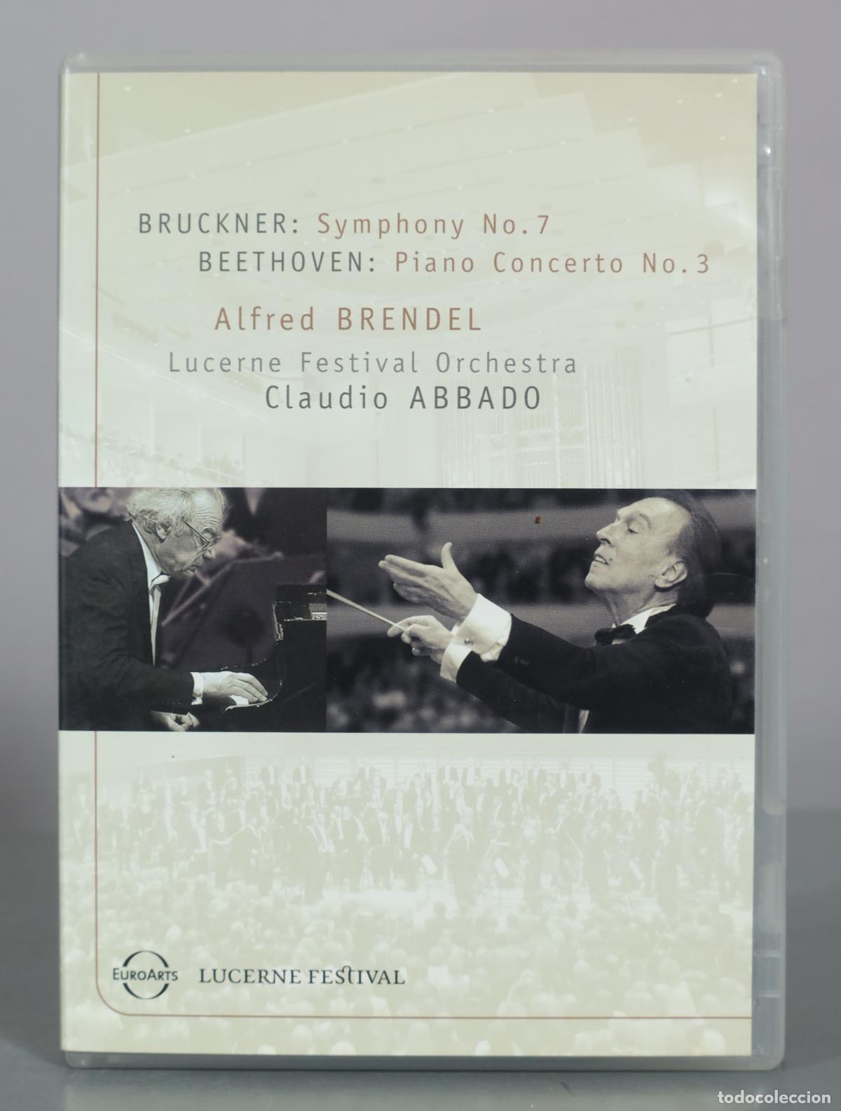 V&iacute;deos e DVD Musicais: DVD. Bruckner: Symphony No. 7 - Beethoven: Piano Concerto No. 3 - Alfred Brendel, Lucerne Festival