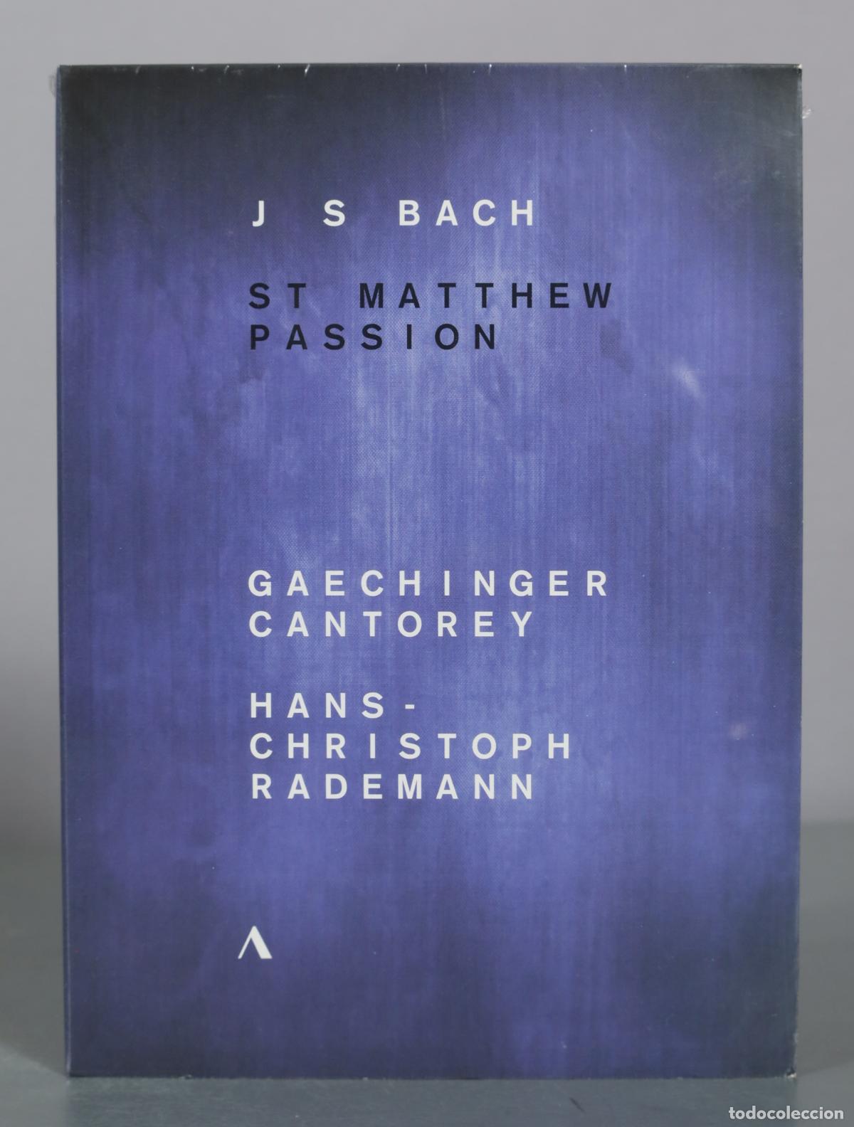 V&iacute;deos e DVD Musicais: DVD. St Matthew Passion - J S Bach, Gaechinger Cantorey, Hans-Christoph Rademann - . PRECINTADO