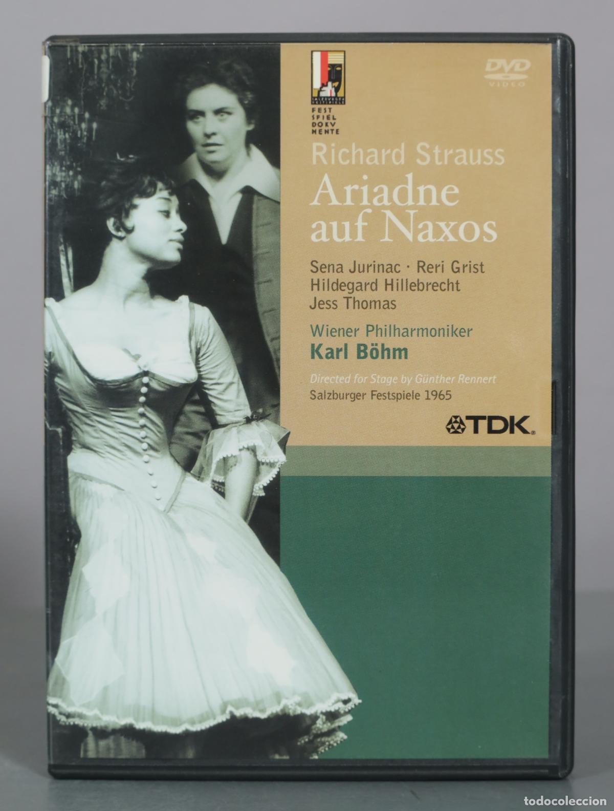 V&iacute;deos y DVD musicales: DVD. Richard Strauss - Ariadne auf Naxos - Sena Jurinac, Reri Grist, Hildegard Hillebrecht, Jess
