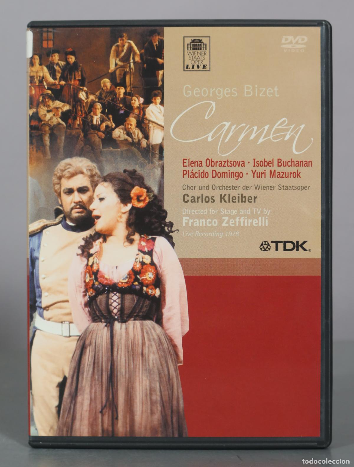 V&iacute;deos y DVD musicales: DVD. Carmen - Georges Bizet - Elena Obraztsova, Pl&aacute;cido Domingo, Carlos Kleiber, Franco Zeffirelli -