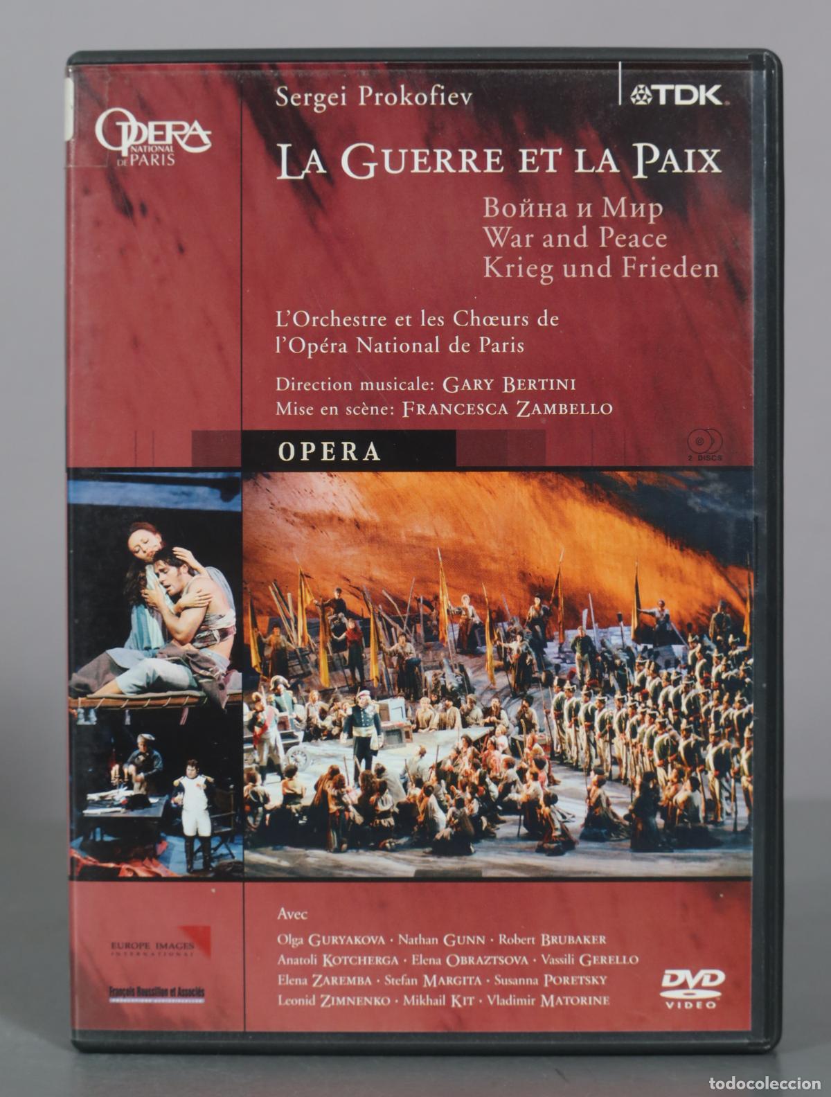 V&iacute;deos y DVD musicales: DVD. La Guerre et la Paix - Sergei Prokofiev - TDK