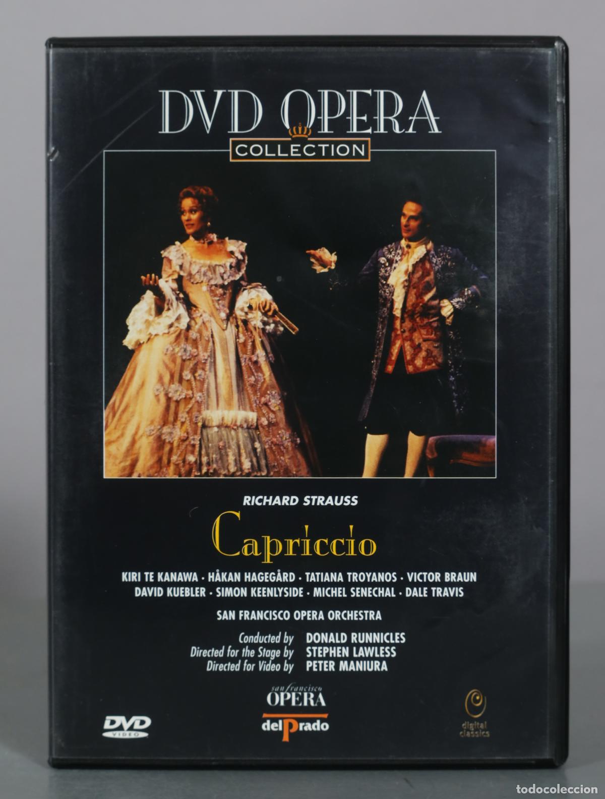 V&iacute;deos y DVD musicales: DVD. Capriccio - Richard Strauss - Kiri Te Kanawa, H&aring;kan Hageg&aring;rd, Donald Runnicles - Ediciones del