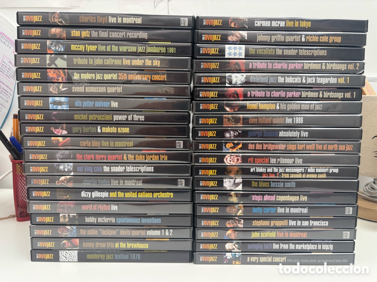V&iacute;deos y DVD musicales: Colecci&oacute;n de JAZZ 38 DVD