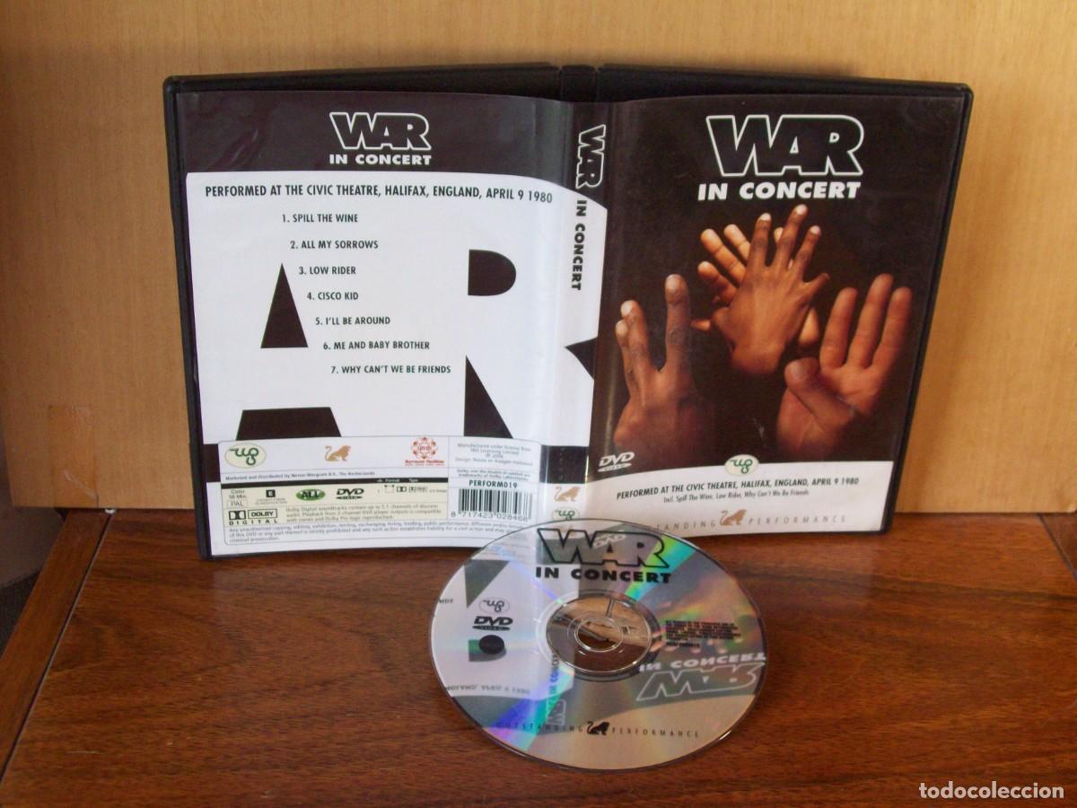 V&iacute;deos y DVD musicales: WAR IN CONCERT - PERFORMED AT THE CIVIC THEATRE HALIFAX ENGLAND ABRIL 9 DE 1980 - DVD