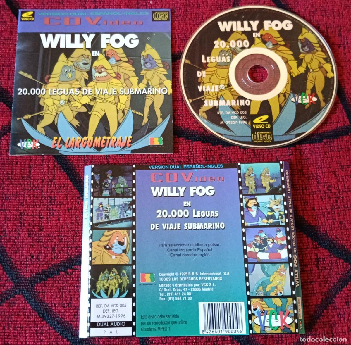 V&iacute;deos y DVD musicales: WILLY GOG EN 20.000 LEGUAS DE VIAJE SUBMARINO VIDEO CD (MPEG-1)