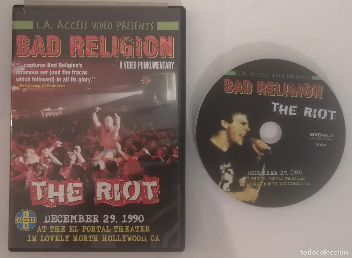 V&iacute;deos y DVD musicales: DVD BAD RELIGION THE RIOT 29-12-1990