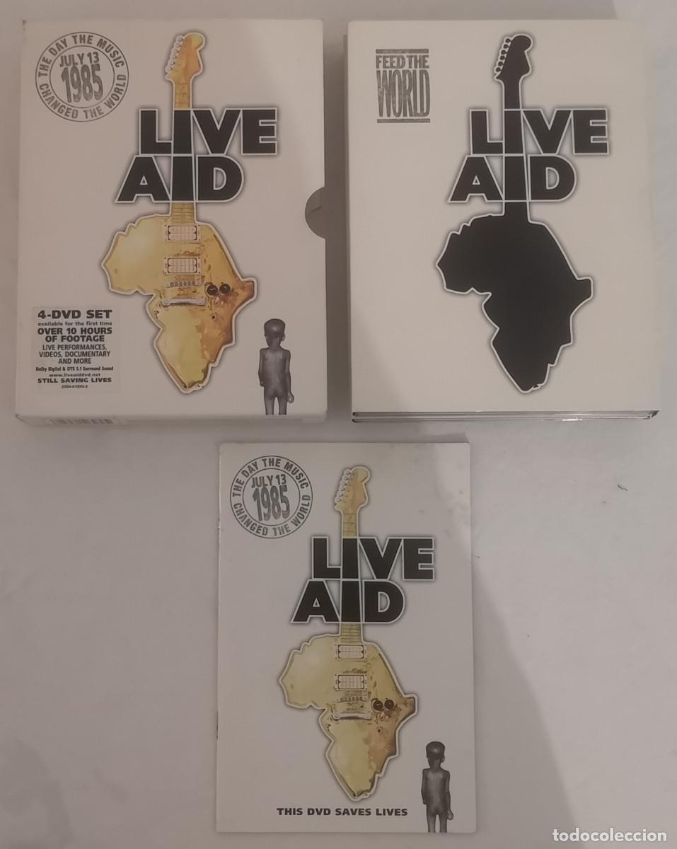 V&iacute;deos y DVD musicales: DVD LIVE AID FEED THE WORLD (U2, QUEEN, DYLAN, BOWIE...) 2004