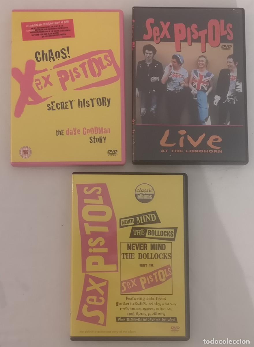 V&iacute;deos y DVD musicales: LOTE DVD'S SEX PISTOLS