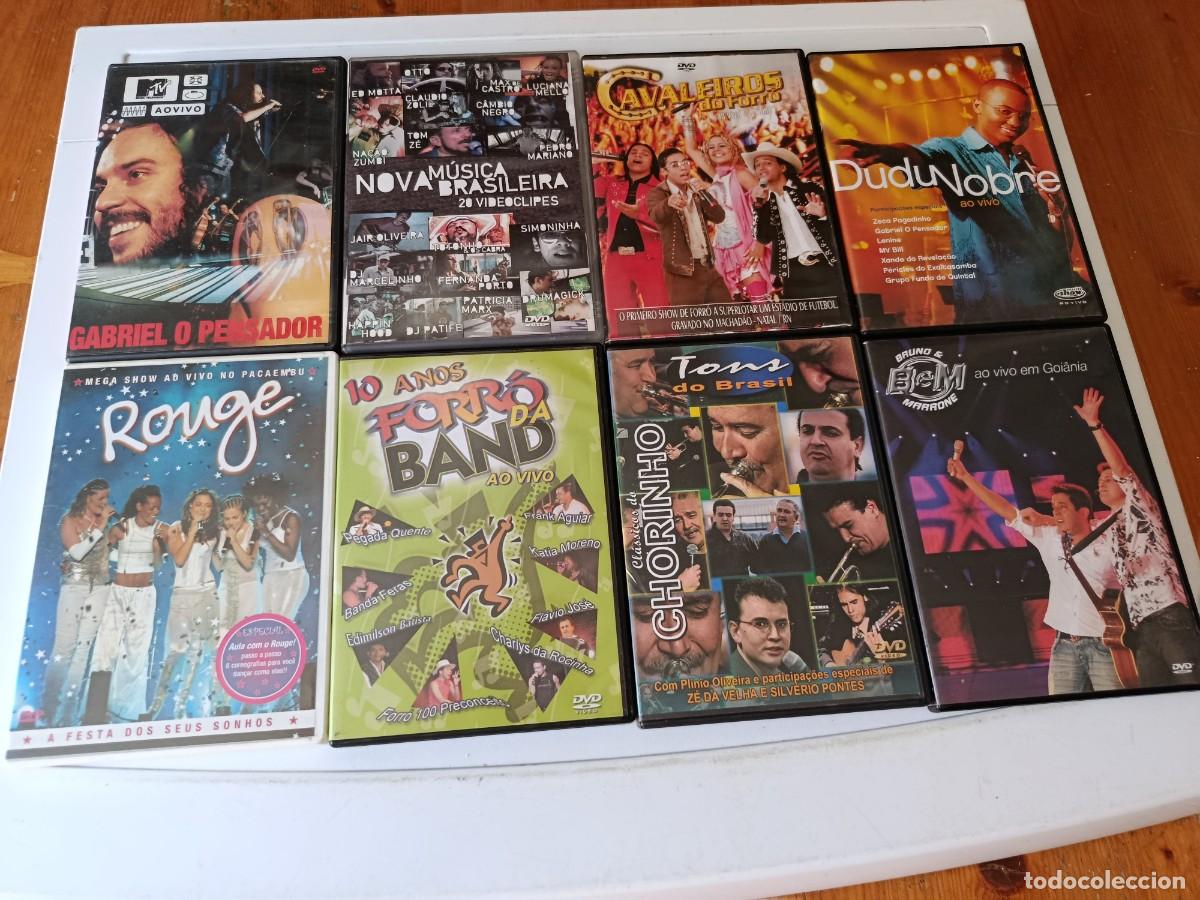 V&iacute;deos y DVD musicales: 8 DVD CONCIERTOS MUSICA BRASILE&Ntilde;A