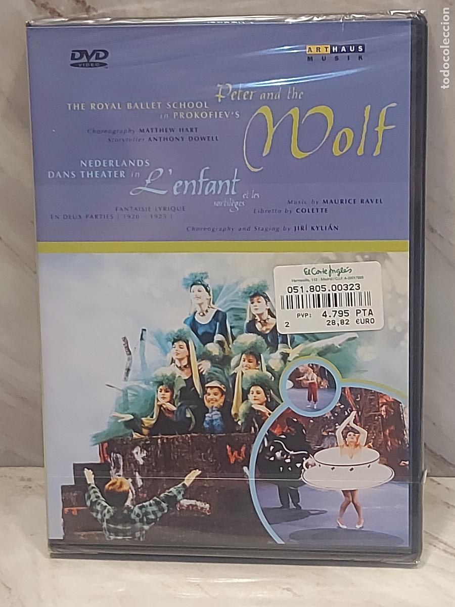 V&iacute;deos y DVD musicales: PROKOFIEV | PETER AND THE WOLF | RAVEL | L'ENFANT ET LES SORTIL&Egrave;GES | ARTHAUS MUSIK | DVD PRECINTADO