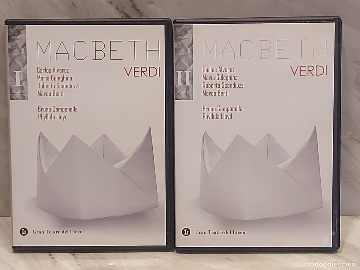 V&iacute;deos y DVD musicales: VERDI | MACBETH | BICENTENARIO WAGNER VERDI | GRAN TEATRE DEL LICEU | 2 DVD | DE LUJO