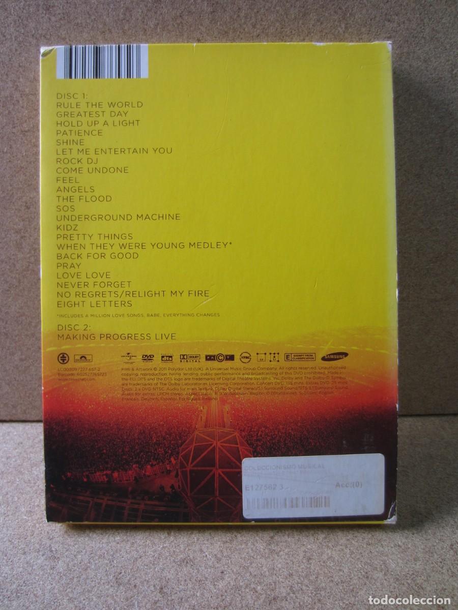 V&iacute;deos y DVD musicales: Take That Progress Live (2 DVD) - Foto 4