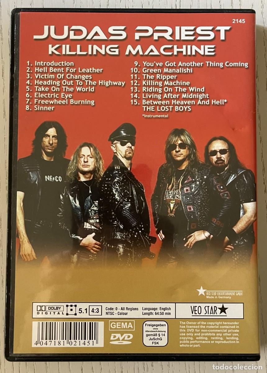 V&iacute;deos y DVD musicales: JUDAS PRIEST &ndash; KILLING MACHINE &ndash; DVD - Foto 2