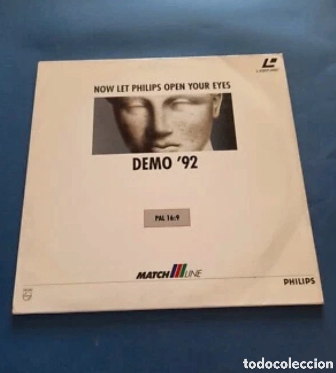 V&iacute;deos y DVD musicales: LaserDisc Philips Matchine &rdquo;Demo 92&rdquo;_ Edici&oacute;n Promocional Rara _ PAL 16:9