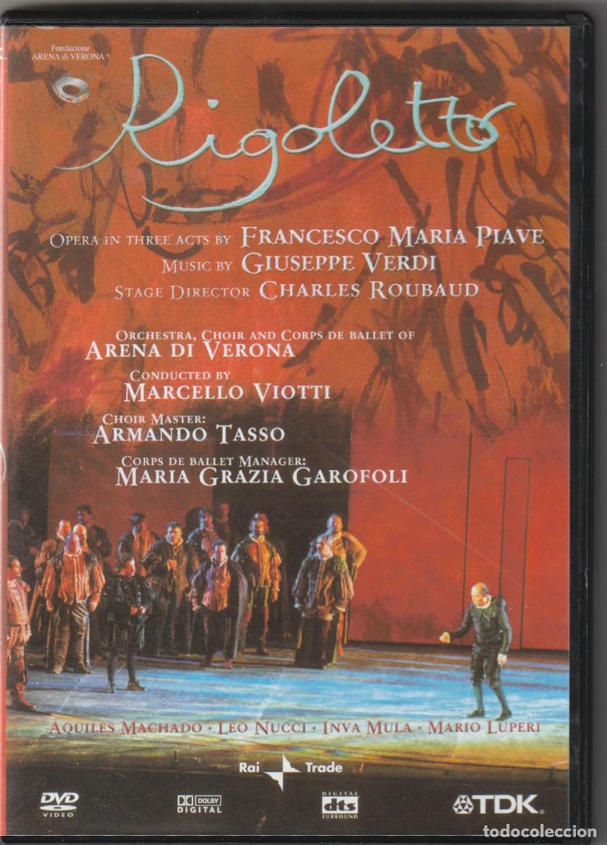 V&iacute;deos y DVD musicales: VERDI - RIGOLETTO (DVD TDK 2002)