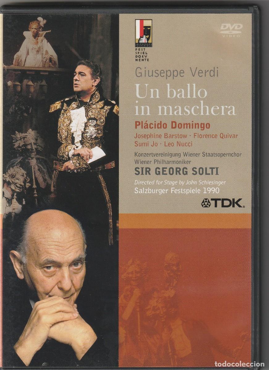 V&iacute;deos y DVD musicales: VERDI - UN BALLO IN MASCHERA (DVD TDK 2005) SIR GEORG SOLTI