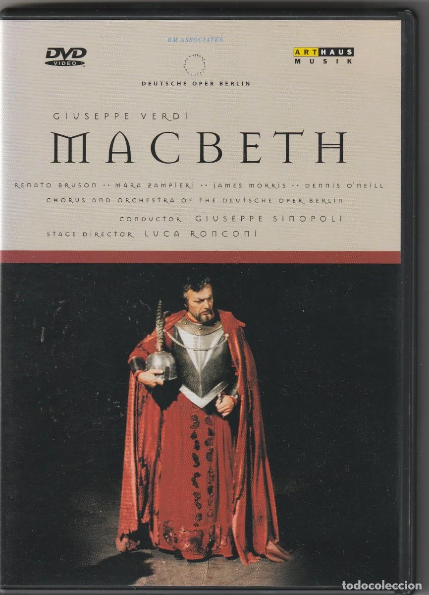 V&iacute;deos y DVD musicales: VERDI - MACBETH (DVD ARTHAUS MUSIK) GIUSEPPE SINOPOLI