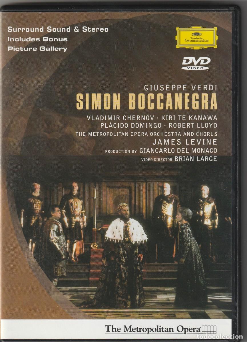 V&iacute;deos y DVD musicales: VERDI - SIMON BOCCANEGRA (DVD DG 2002) JAMES LEVINE