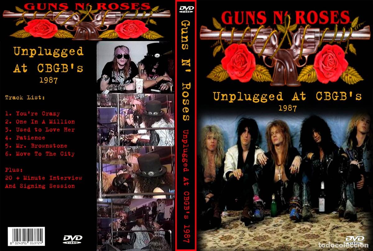 V&iacute;deos y DVD musicales: GUNS N ROSES. 1987. ACOUSTIC SHOW. LIVE AT &rdquo;CBGB&rdquo; IN NEW YORK. DVD.