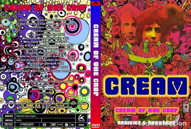 V&iacute;deos y DVD musicales: CREAM. CREAM OF THE CROP. RARITIES. DVD.