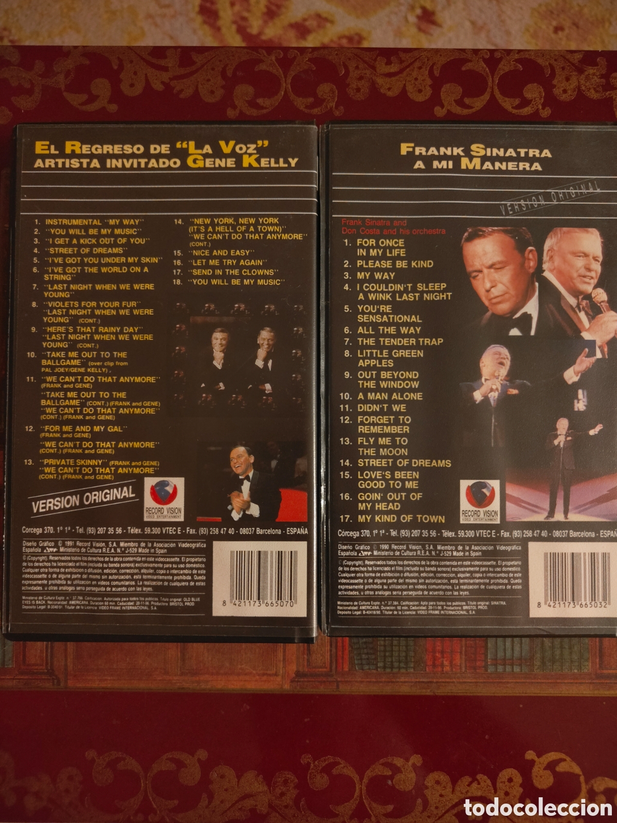 V&iacute;deos y DVD musicales: Lote 3 VHS Frank Sinatra - Foto 4