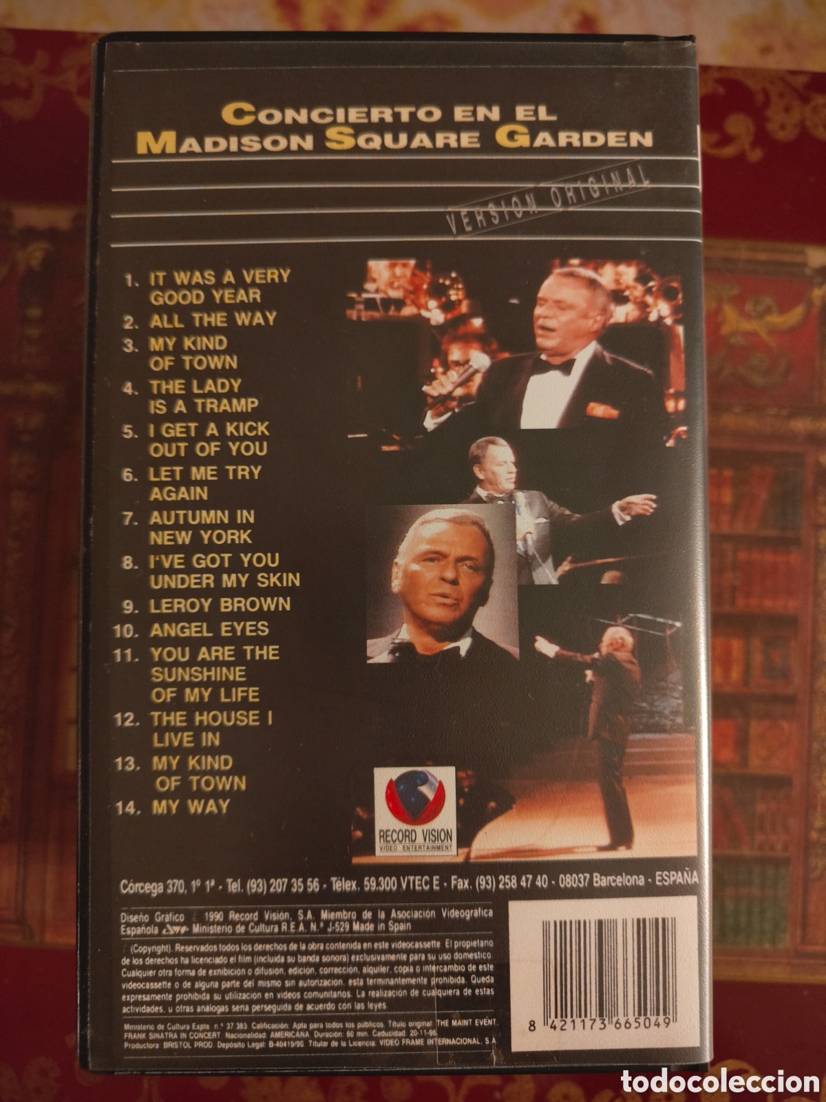 V&iacute;deos y DVD musicales: Lote 3 VHS Frank Sinatra - Foto 6