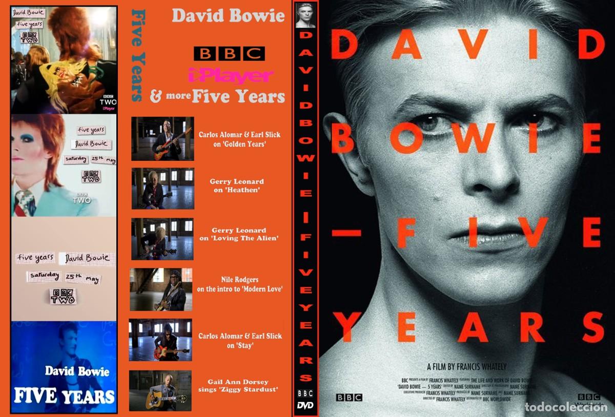 V&iacute;deos y DVD musicales: DAVID BOWIE. FIVE YEARS DOCUMENTARY. DVD.