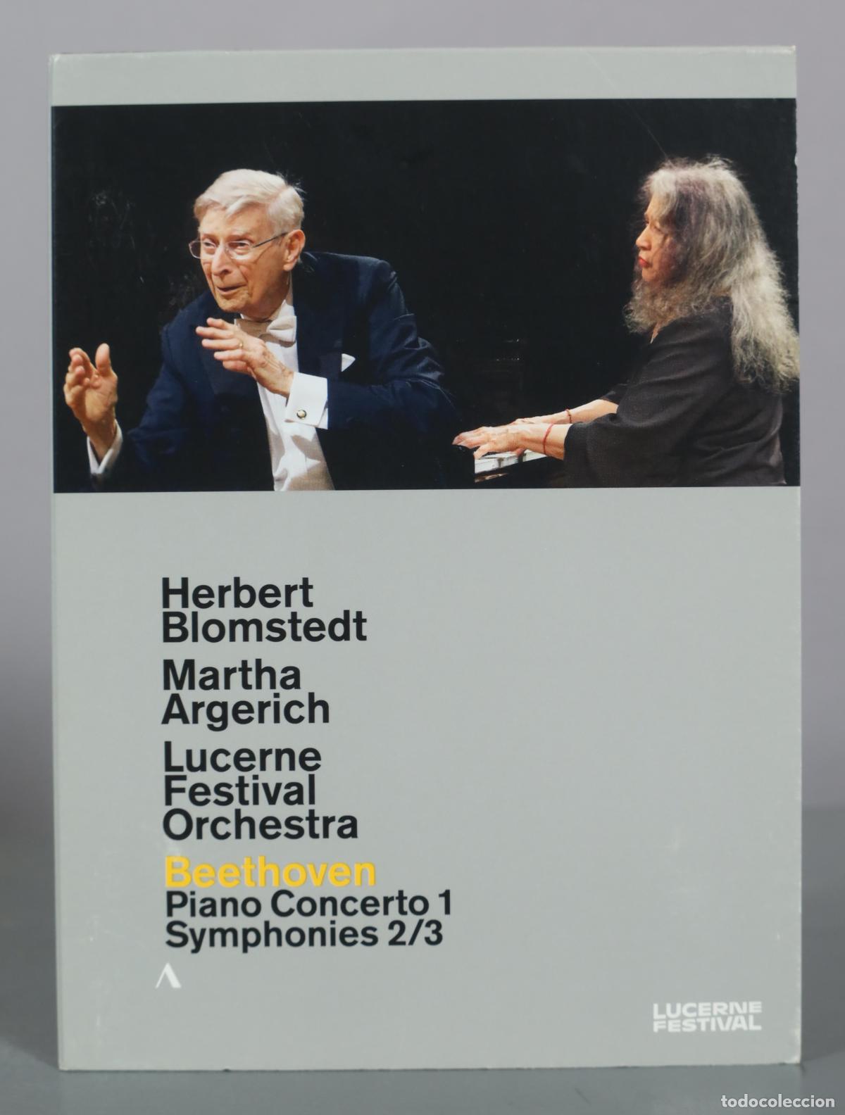 V&iacute;deos y DVD musicales: DVD. Herbert Blomstedt - Martha Argerich - Lucerne Festival Orchestra - Beethoven - Piano Concerto 1