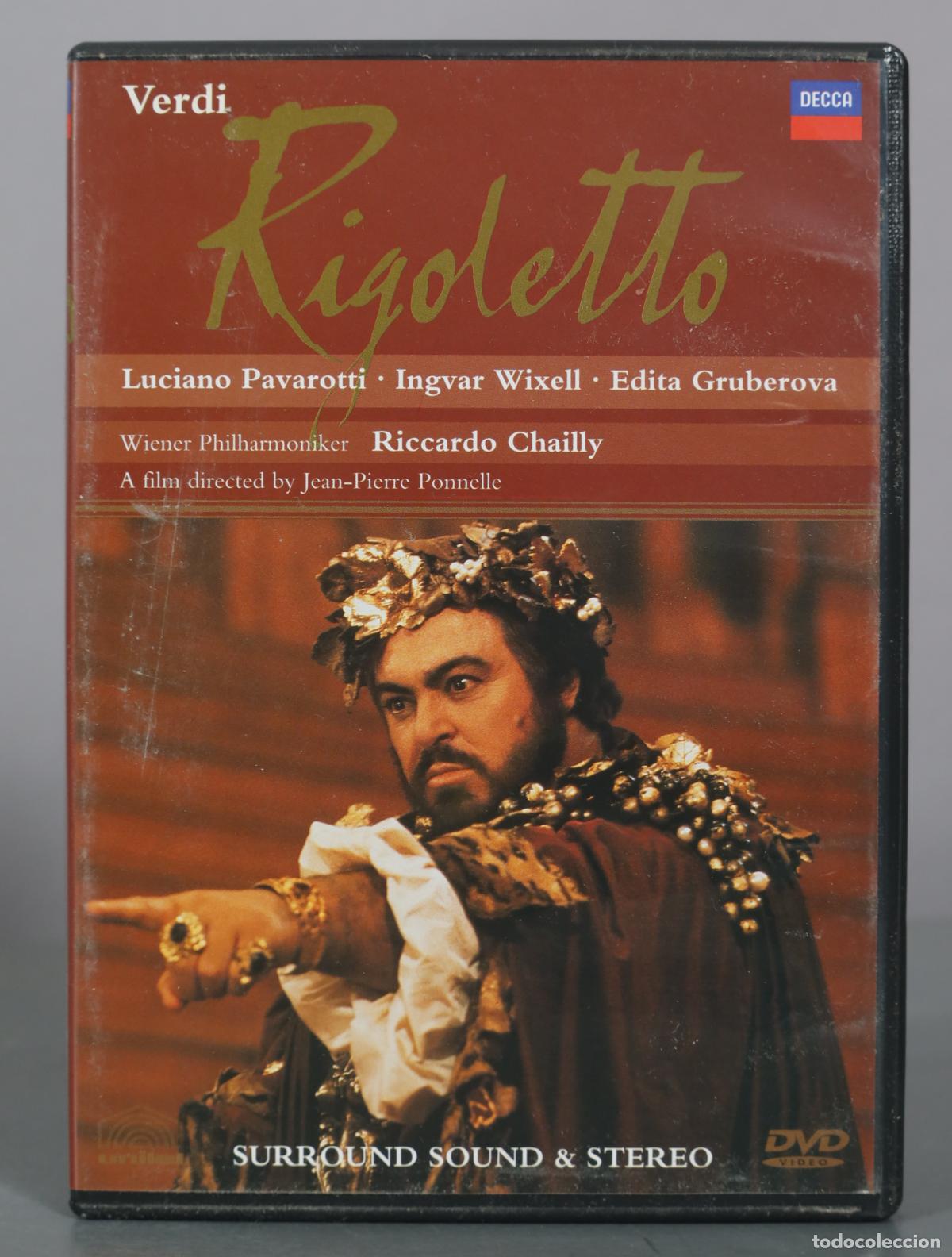 V&iacute;deos y DVD musicales: DVD. Verdi - Rigoletto - Luciano Pavarotti, Ingvar Wixell, Edita Gruberova, Wiener Philharmoniker,