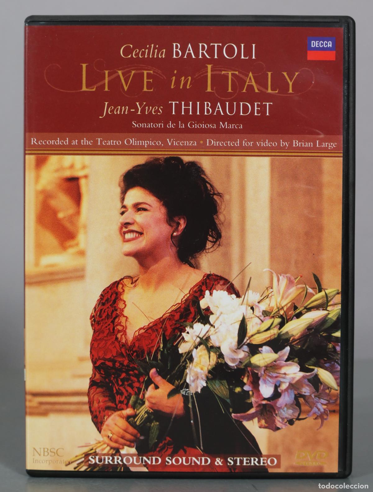 V&iacute;deos y DVD musicales: DVD. Cecilia Bartoli, Jean-Yves Thibaudet, Sonatori de la Gioiosa Marca - Live in Italy