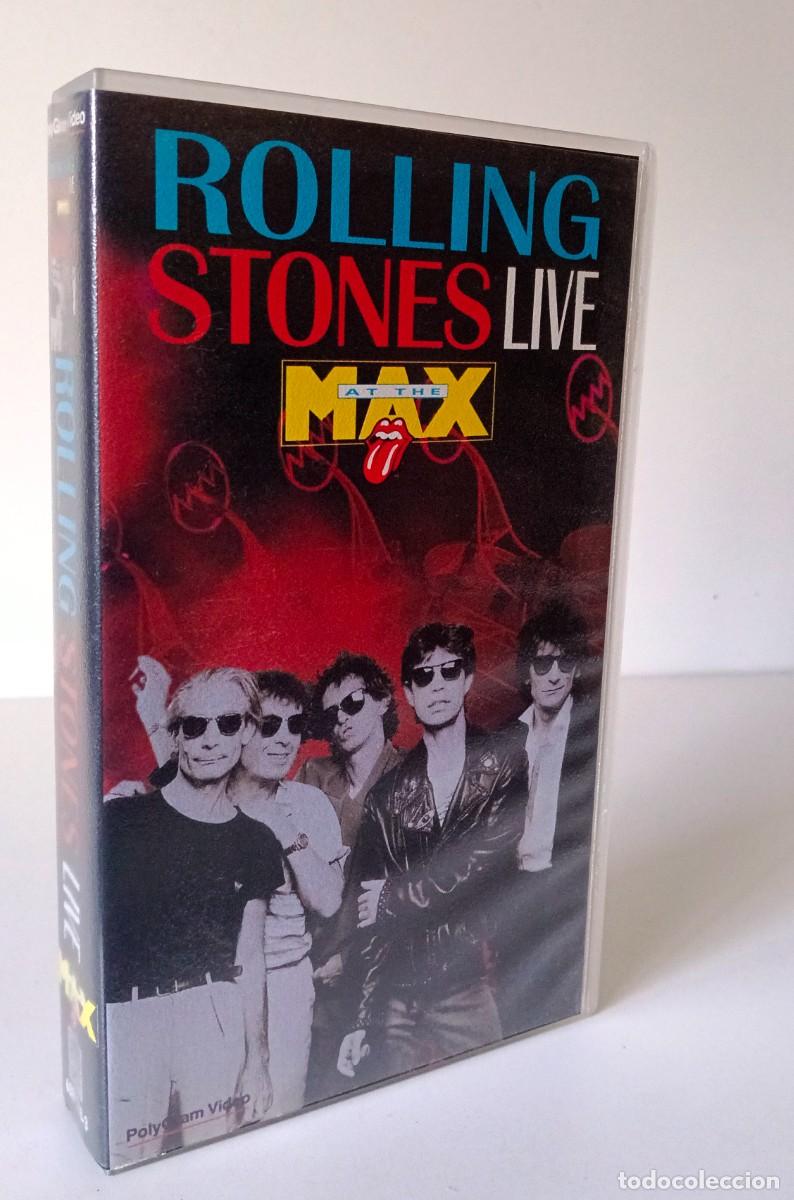 V&iacute;deos y DVD musicales: VIDEO VHS ROLLING STONES - LIVE AT THE MAX